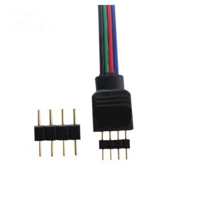 4-Pin 5050 RGB LED Connector Plug