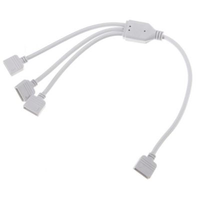 5 Pin Wire Connector 1 to 3 Female to Female Splitter Connector Extension Cable for 5050 LED Strip Light