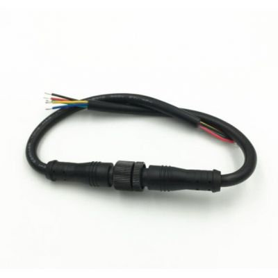 5 Pin IP68 Power Cable Wire Plug for LED Strips Male Female Jack Connector