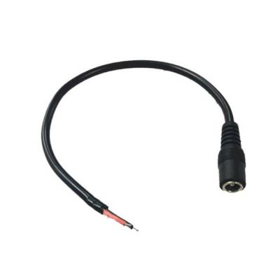 DC 5.5 x 2.1mm Female jack adapter Cable wire for Led Strip Power Adapter Plug Cord