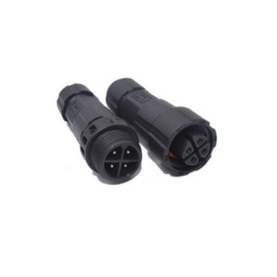 M16 4 pin 250V 15A IP68 male and female waterproof connector automotive wire connector terminals