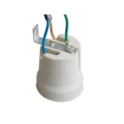 F519 Porcelain Bulb Lamp Socket with Holder