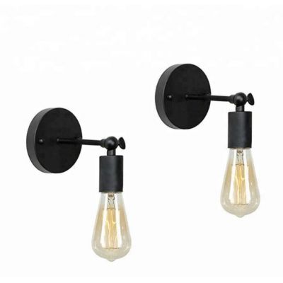 Wall Light Fixture,Industrial Retro Rustic Loft Antique Wall Lamp Edison Vintage Pipe Wall Sconce Decorative Fixtures Lighting