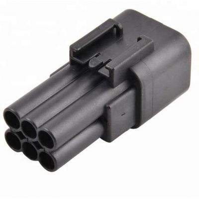 hot selling black waterproof 6 pole automotive push pin wire connectors