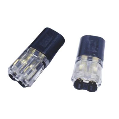2Pin Spring Connector Wire Quick Connector Cable Clamp Terminal Block 2 Way Easy Fit For LED Strip 