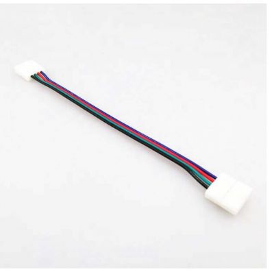China high quality multi color 10mm PCB led strip light 4 pin led strip connector