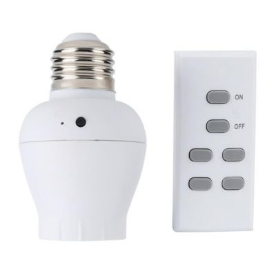 Lamp Remote control Screw Shell Light Switch Electric lamp holder Bulb Smart Socket 