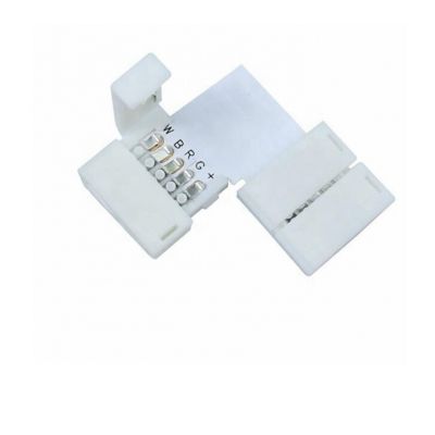 5 Pin PCB Connector RGBW LED Strip Corner Connector L T X Shape PCB Board Splitter Connector for SMD 5050 LED Tape Light 