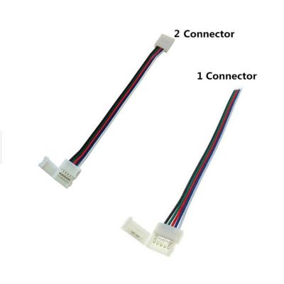10mm 4 Pin led strip Solderless connector 5050 RGB RGBW LED Strip Light SM JST Male Female Connector Wire Cable 