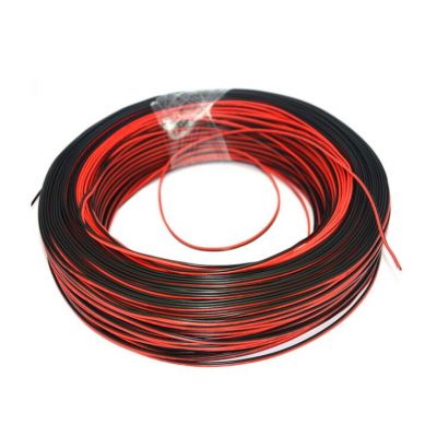 2Pin AMG22 black wire led strip light connector Black red DC extension cable 