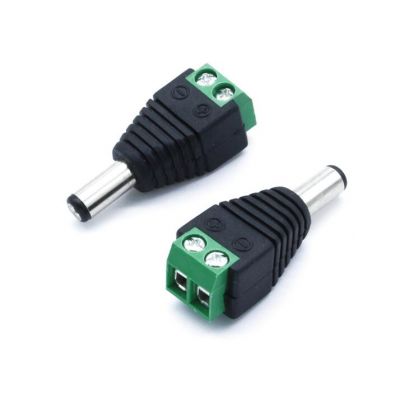 Screw Plug Adapter Cord Female 10A Jack 2 pin 12V DC male Power Connector