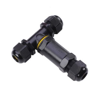 Hot sale t shape connector IP68 waterproof connector 5 pin waterproof connector for outdoor lighting connection 