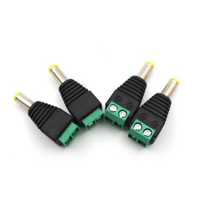 CCTV Accessories BNC conector 5.5*2.1mm Male dc power jack plug connector 