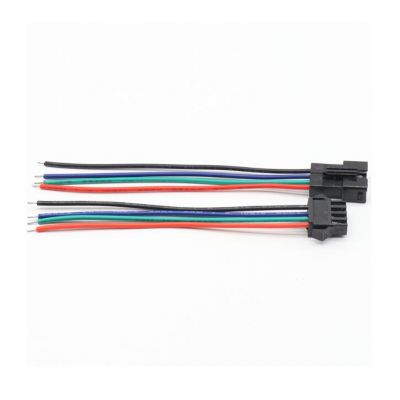 3Pin 4pin LED Connector Male Female RGB JST Plug Connector Wire Cable For LED Strip Connector 
