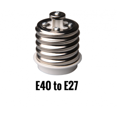 E40 to E27 Adapter Converter Socket Lamp Holder for LED Bulb Spot Light 