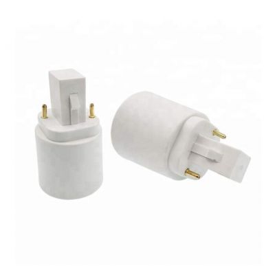 G24 to E26/E27 Adapter G24D CFL Light Socket Adapter Gx24d to Screw Lamp Bulb Holder Converter