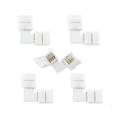 L-type wireless LED Strip Connector 5050 RGB LED Connector 10mm 