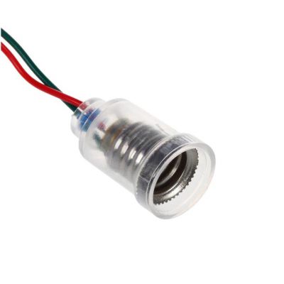  E10 Lamps Base E10 LED Screw-Mount Small Bulbs Holder E10 Light Base Lampholder with Wire Socket for Home Experiment Circuit Electrical Test Accessories