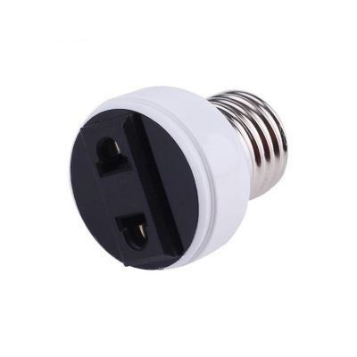US/EU Plug White Household Supply E27 Lamp Socket Lighting Fixture Light Holder 
