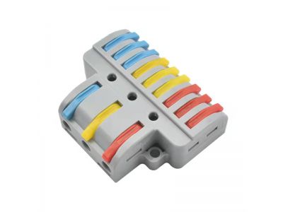 SPL-93 Colorful Button Lever Nut SPL-62 Rigid and Soft Cable Wire to Wire Terminal Block Joint Wire Connector