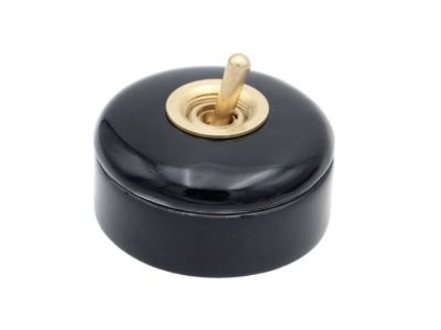 Toggle Switch Ceramic Wall Switch for Vintage Home Decor