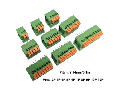PCB Spring Screw Terminal Block 