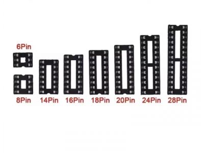 6P/8P/14P/16P/18P/20P/24P/28P DIP IC Sockets Adaptor